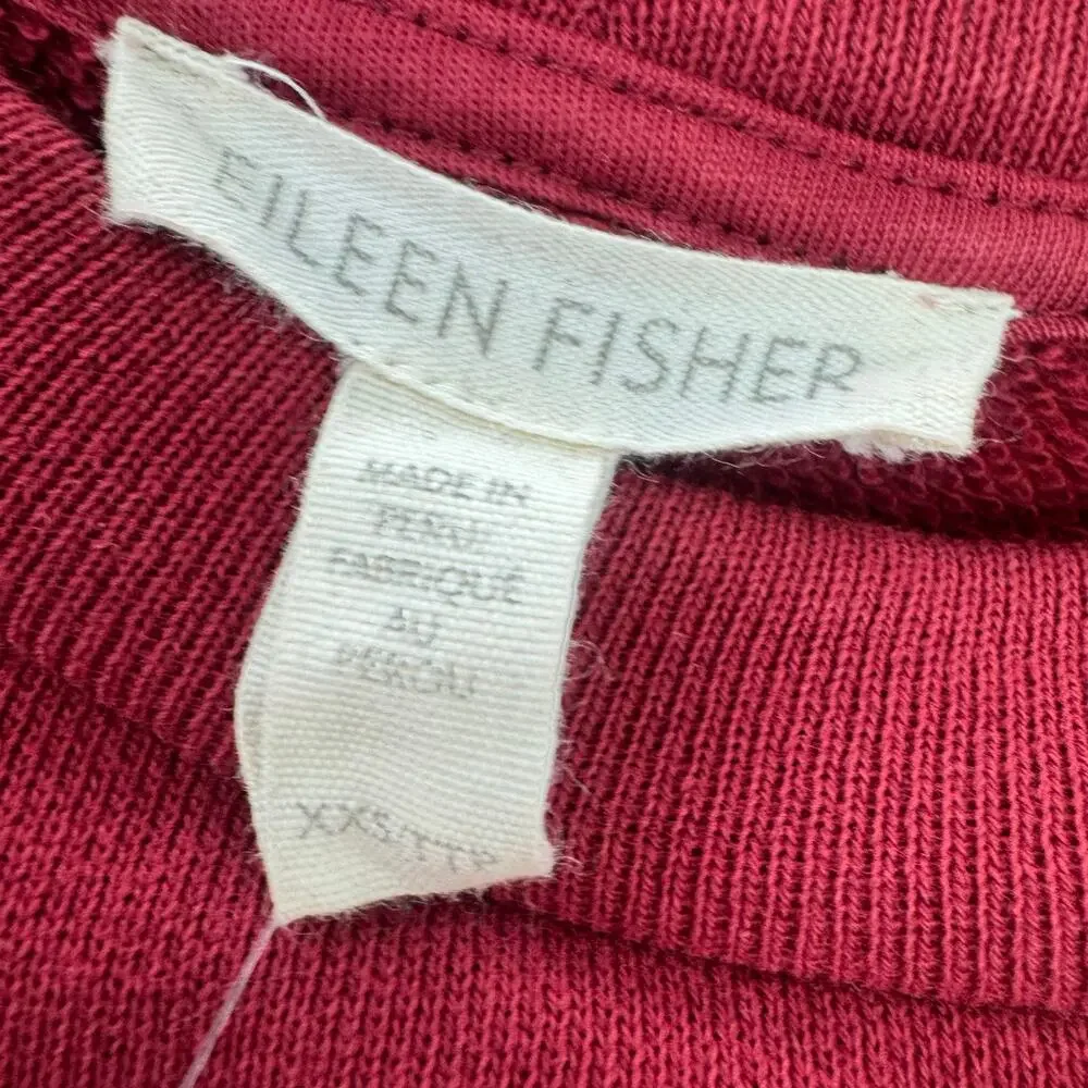 Eileen Fisher Women's Crewneck Cotton Pullover Sweater Pink Size XS/XXS NWT